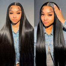 Load image into Gallery viewer, Long-hair-straight-lace-frontal-wigs-long-lace-wig-lace-where