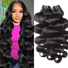 Load image into Gallery viewer, Raw-Hair-Burmese-hair-weaves-body-wave-hair-bundles-one-donor-hair-double-machine-weft-4-bundles-deal_full_hair_best_bundles