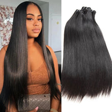 Load image into Gallery viewer, Raw-Hair-Burmese-hair-weaves-straight-hair-bundles-one-donor-human-hair-double-machine-weft-3-bundles-deal-best-hair