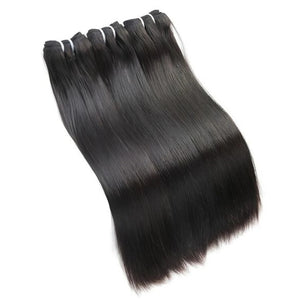 Raw-Hair-Burmese-hair-weaves-straight-hair-bundles-one-donor-human-hair-double-machine-weft-no-shedding-no-tangling