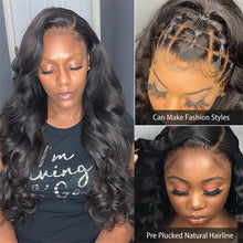 Load image into Gallery viewer, 360-lace-frontal-wig--virgin-hair-body-wave-with-baby-hair-best-wig