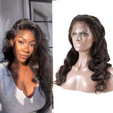 Load image into Gallery viewer, 360-lace-frontal-wig-brazilian-body-wave-virgin-hair-preplucked-human-hair-wigs