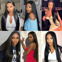 Load image into Gallery viewer, 4x4-lace-closure-wig-straight-remy-hair-preplucked-human-hair-wigs-girls-slay