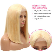 Load image into Gallery viewer, 613-Bob-Wig-13x4-Lace-Front-Wig-Transparent-Lace-Wig