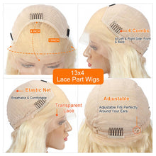 Load image into Gallery viewer, Blonde-613-lace-frontal-wig-brazilian-body-wave-transparent-lace-wig