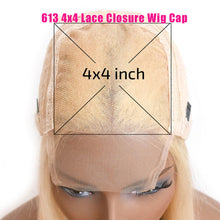 Load image into Gallery viewer, Blonde-Bob-Wig-4x4-Lace-Closure-Wig-613-Short-Bob-wig