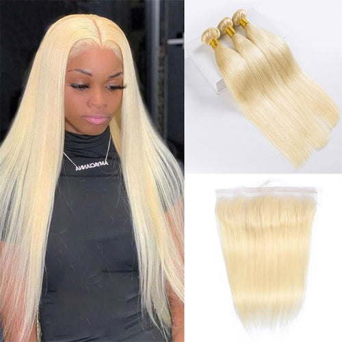 Blonde-brazilian-straight-3-bundles-human-hair-613-lace-frontal-transparent-lace