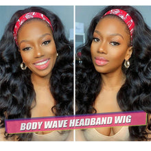 Load image into Gallery viewer, Body-Wave-Wig-Glueless-Headband-Wig-With-Free-Headband