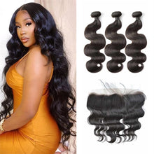 Load image into Gallery viewer, Brazilian-body-wave-bundles-with-frontal-deals-100-human-hair