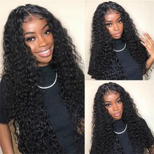 Load image into Gallery viewer, Brazilian-deep-wave-lace-front-wig-6x13-swiss-lace-human-hair-wigs-for-black-women