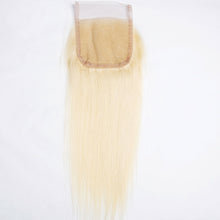 Load image into Gallery viewer, Brazilian-straight-613-blonde-lace-closure-4x4-swiss-lace-free-part