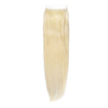 Load image into Gallery viewer, Brazilian-straight-lace-closure-blonde-613-closure-4x4-swiss-lace