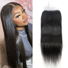 Load image into Gallery viewer, Brazilian-straight-virgin-hair-hd-lace-closure-4x4-5x5-6x6-lace-closure-undetectable-lace-closure