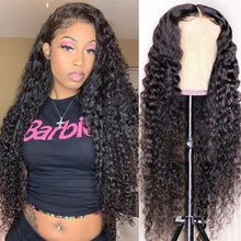 Load image into Gallery viewer, Deep-wave-13x4-lace-frontal-wig-curly-hair-wig