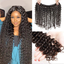 Load image into Gallery viewer, Deep-wave-curly-virgin-hair-bundles-unprocesse-human-hair-weaves