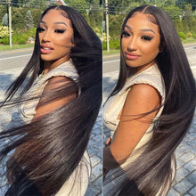 Load image into Gallery viewer, HD-Transparent-13x4-13x6-Lace-Front-Human-Hair-Wigs-Brazilian-Straight-4x4-5x5-Lace-Closure-Wig