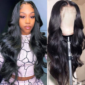 Fleeky Hair Undetectable Invisible HD Lace Wigs Water Wave 13x4 13x6 Lace  Frontal Wigs 4x4 5x5 Lace Closure Wig