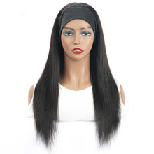 Load image into Gallery viewer, Soft-Straight-Hair-Headband-Wig-For-Black-Women-Glueless-Machine-Made-Wigs