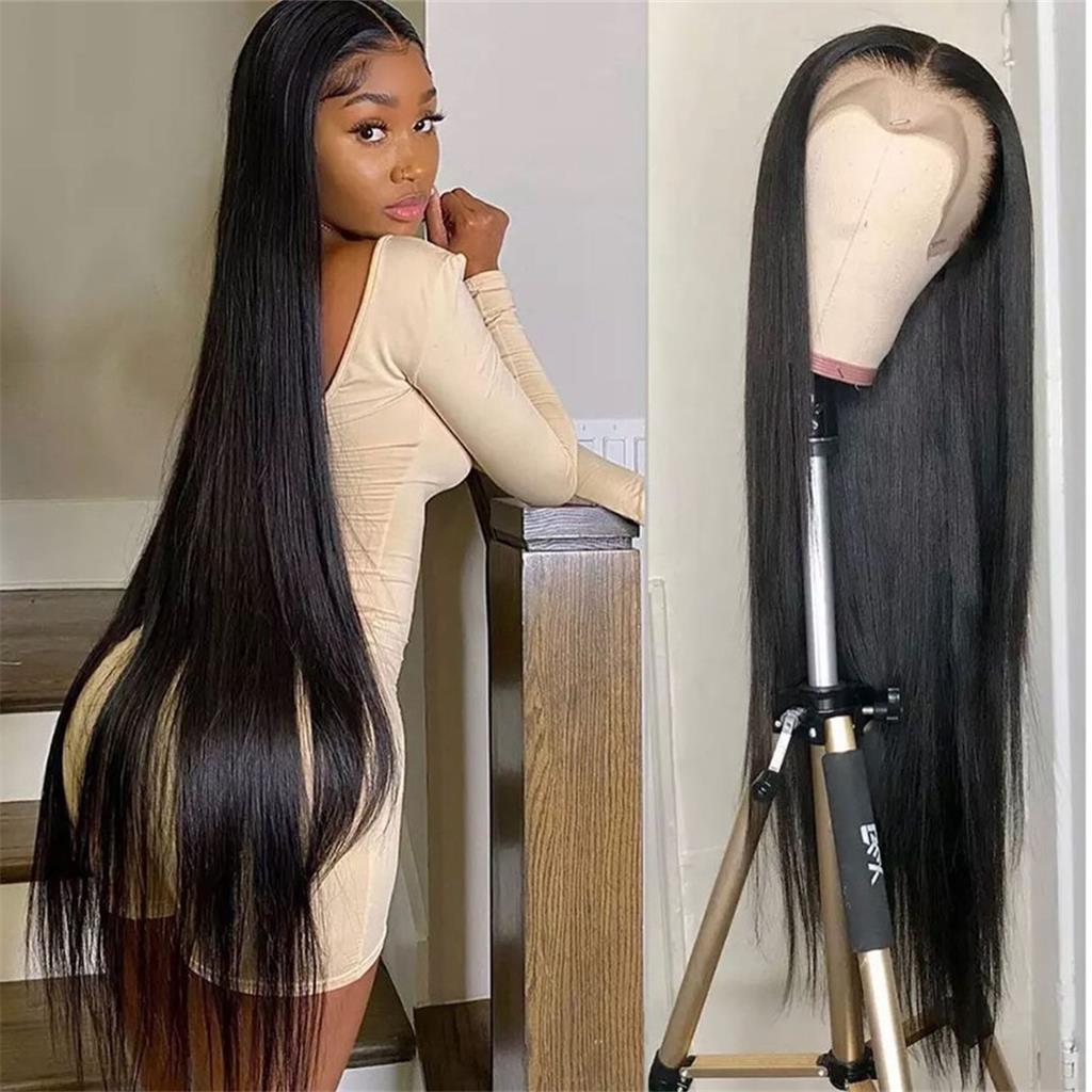     Straight-virgin-hair-lace-front-wig-preplucked-13x6-human-hair-wigs-long-hair