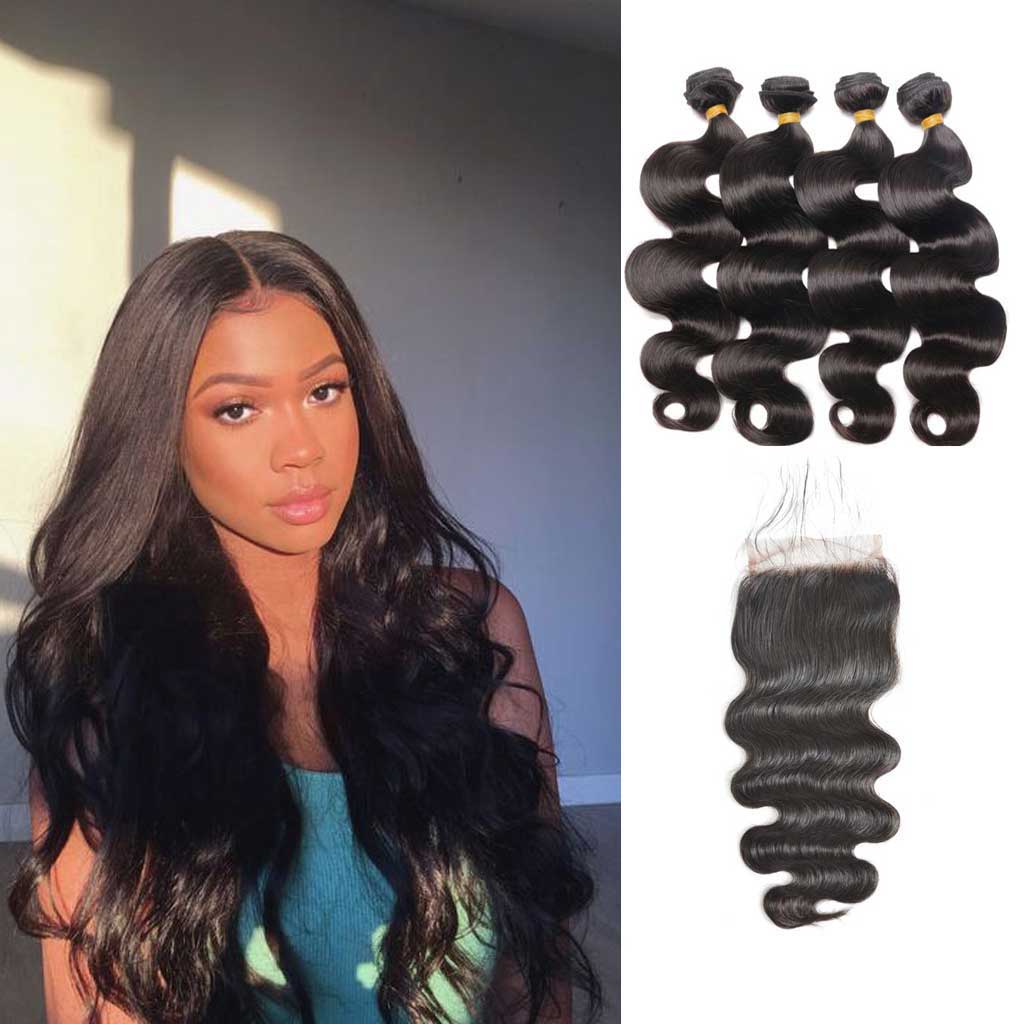 ULit-Brazilian-body-wave-virgin-hair-4-bundles-with-4x4-lace-closure-deal-cheap-human-hair-products