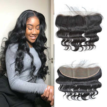 Load image into Gallery viewer, ULit-Brazilian-virgin-hair-body-wave-4x13-lace-frontal-with-baby-hair-preplucked-natural-hairline