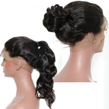 Load image into Gallery viewer, Versatile-360-wig-brazilian-body-wave-prelucked-lace-frontal-wig-put-in-ponytail-or-bun-hairstyle