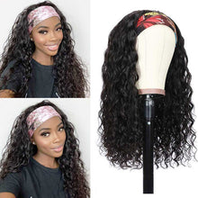 Load image into Gallery viewer, Water-Wave-Headband-Wig-For-Black-Women-Wet-And-Wavy-Remy-Human-Hair-Wigs