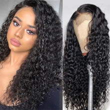 Load image into Gallery viewer, Water-wave-4x4-lace-closure-wig-preplucked-human-hair-wig