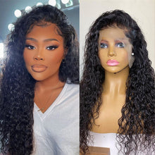 Load image into Gallery viewer, Water-wave-lace-frontal-wig-13x6-preplucked-best-lace-wigs-for-black-women