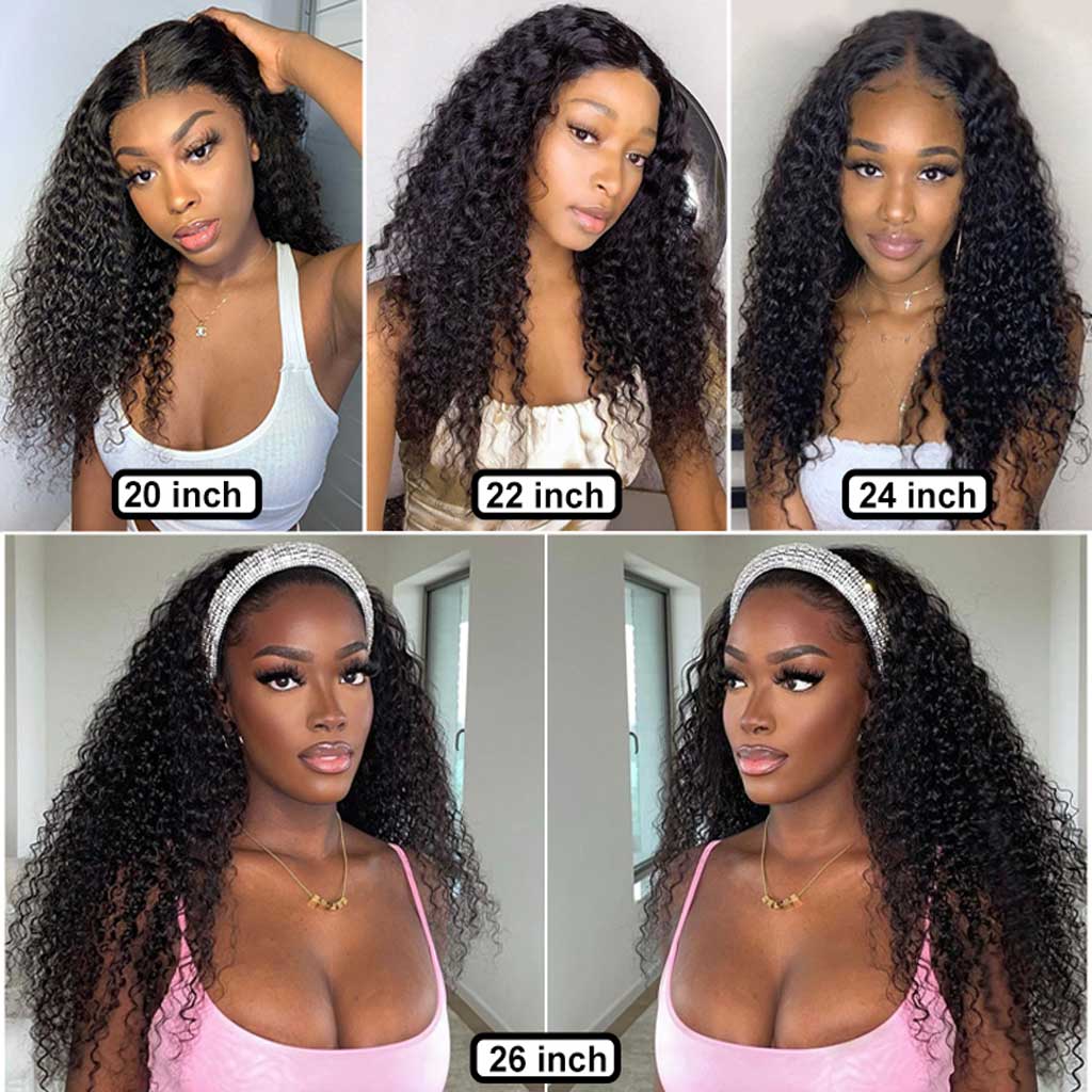 Kinky Curly Hair 13x6 Lace Frontal Wig