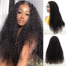 Load image into Gallery viewer, brazilian-kinky-curly-lace-front-wig-preplucked-human-hair-wigs-curly-lace-wigs-for-black-women