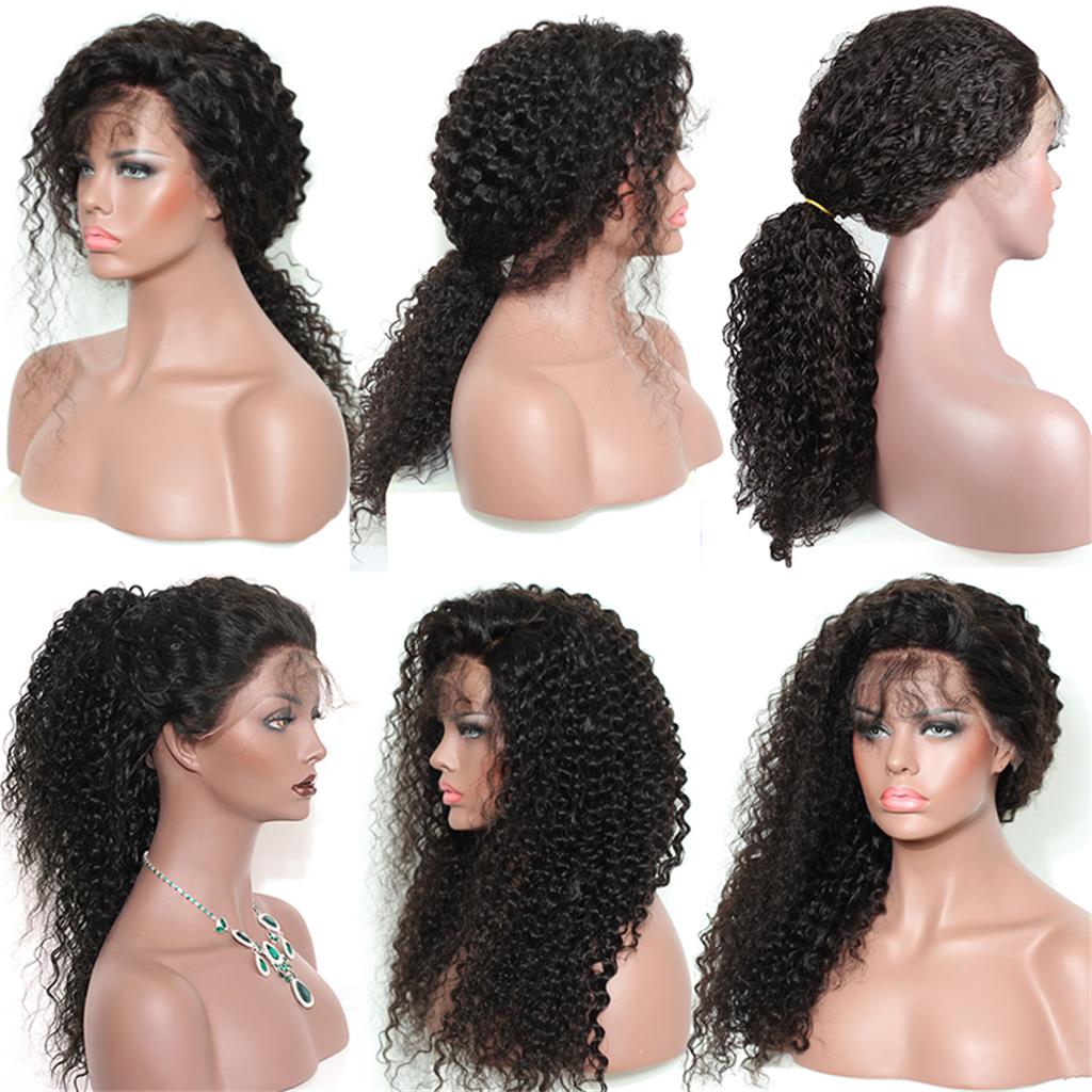 UNice Pre Plucked 360 Lace Frontal Closure Wet and Wavy 8A Brazilian Human  Hair