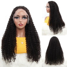 Load image into Gallery viewer, kinky-curly-13x6-lace-frontal-wig-preplucked-human-hair-wigs-best-curly-front-wig