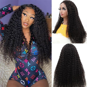 ULit Hair Brazilian Kinky Curly 13x6 Lace Front Wig