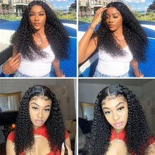 Load image into Gallery viewer, kinky-curly-4x4-lace-closure-wig-best-lace-wig-for-black-women